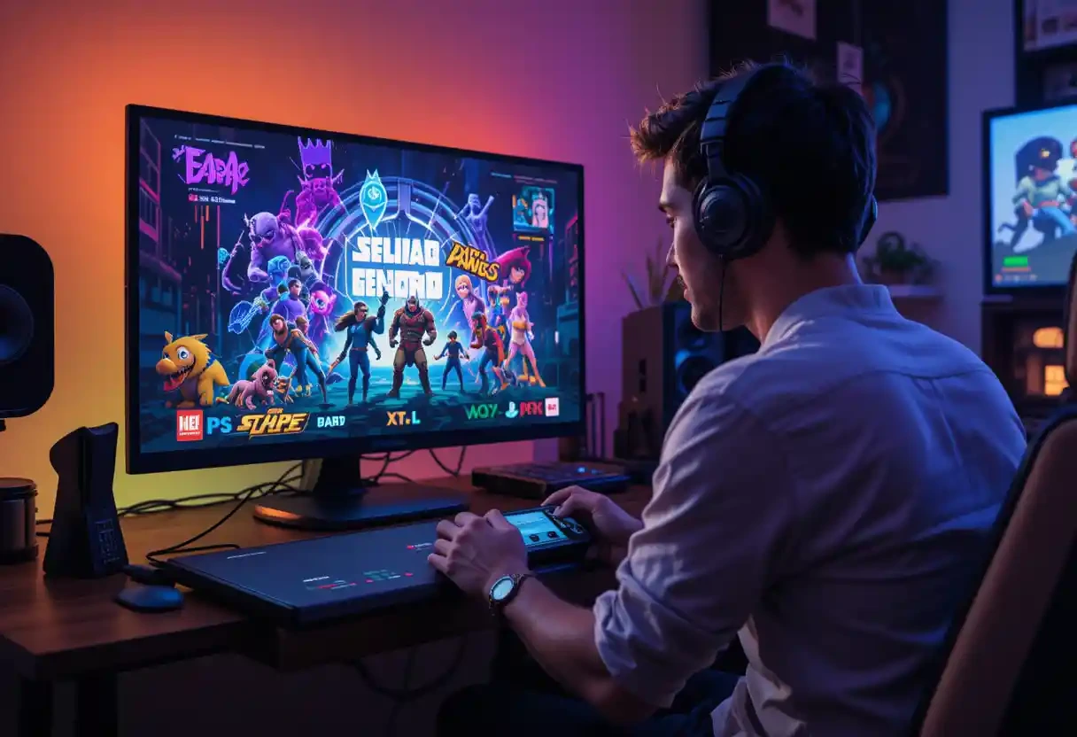 Uma imagem que ilustre a evolução das HQs, com uma comparação entre um quadrinho impresso clássico e uma versão digital moderna